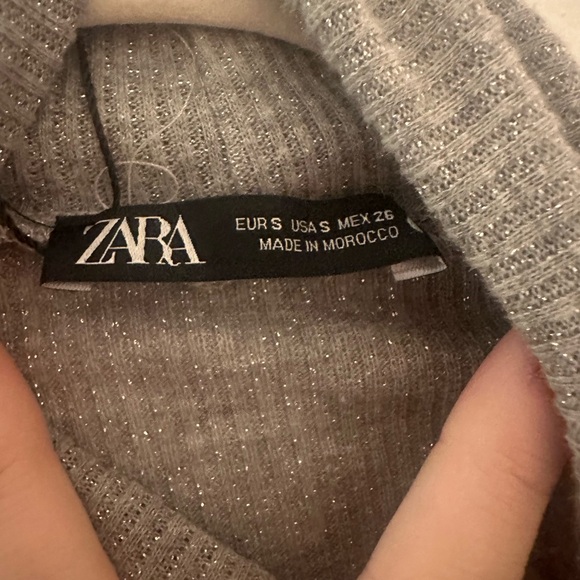 Zara midi shimmer grey dress - Picture 7 of 7